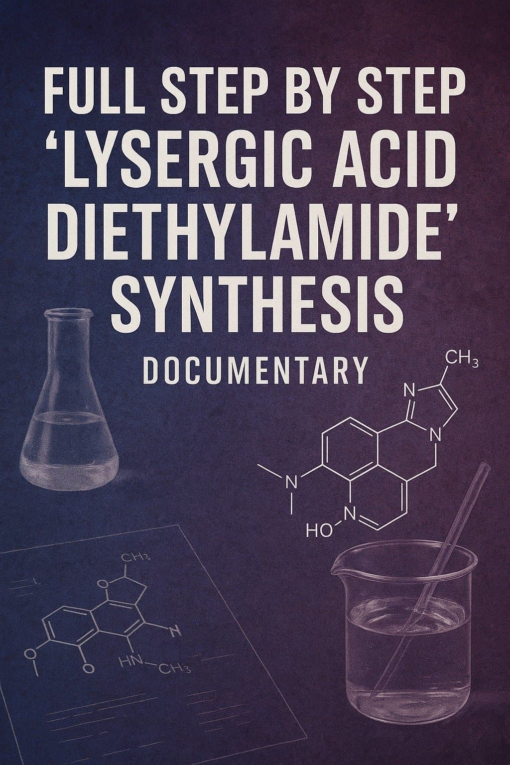 Full step by step "Lysergic acid diethylamide" synthesis